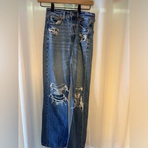 American eagle ripped jeans size woman’s 0